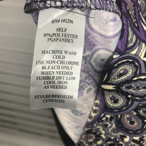 Connected Paisley Print Sleeveless Dress - 10 - Picture 4 of 5